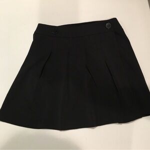 Topshop pleated button skirt